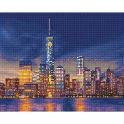 Promo โค๏ธ Diamond Dotz® Facet Art Kit, New York City Night Skyline โ