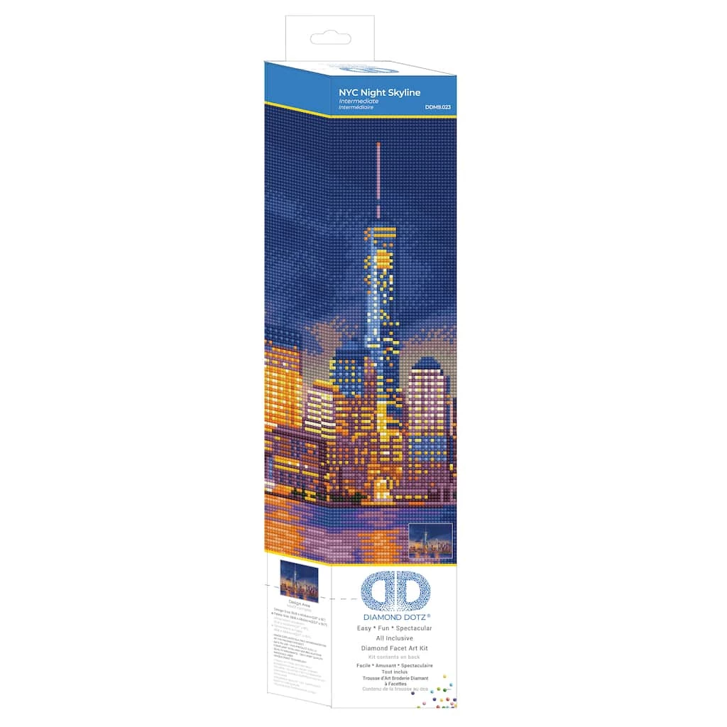 Promo ❤️ Diamond Dotz® Facet Art Kit, New York City Night Skyline ⌛ 2 Promo ❤️ Diamond Dotz® Facet Art Kit, New York City Night Skyline ⌛ - Image 2