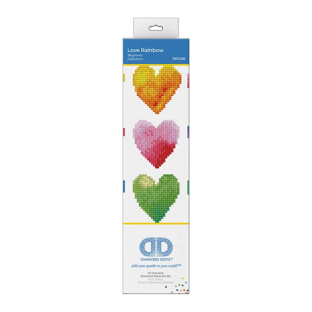 Best Pirce ๐ Diamond Dotz® Facet Art Kit, Love Rainbow โจ 2 Best Pirce ๐ Diamond Dotz® Facet Art Kit, Love Rainbow โจ - Image 2