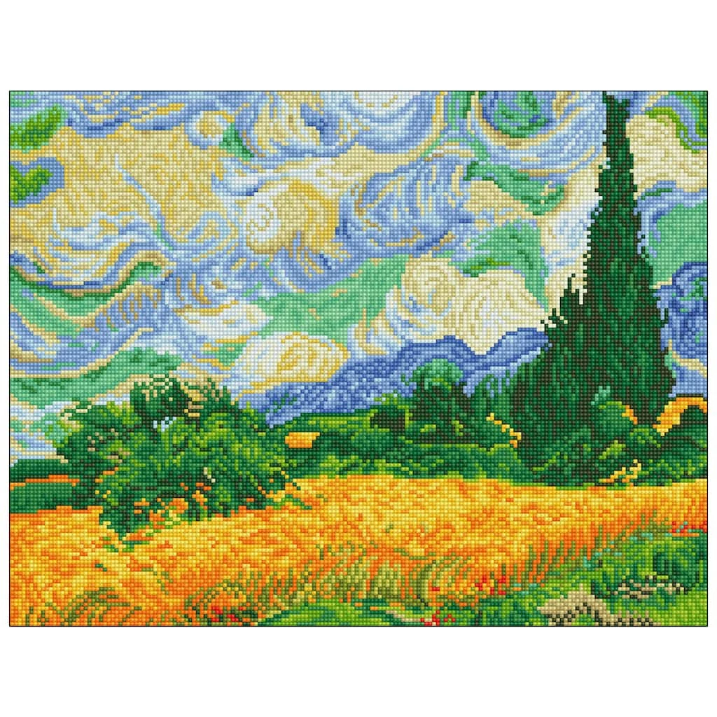 New ๐ Diamond Dotz® Wheat Fields Van Gogh Facet Art Kit ๐คฉ 1 New ๐ Diamond Dotz® Wheat Fields Van Gogh Facet Art Kit ๐คฉ