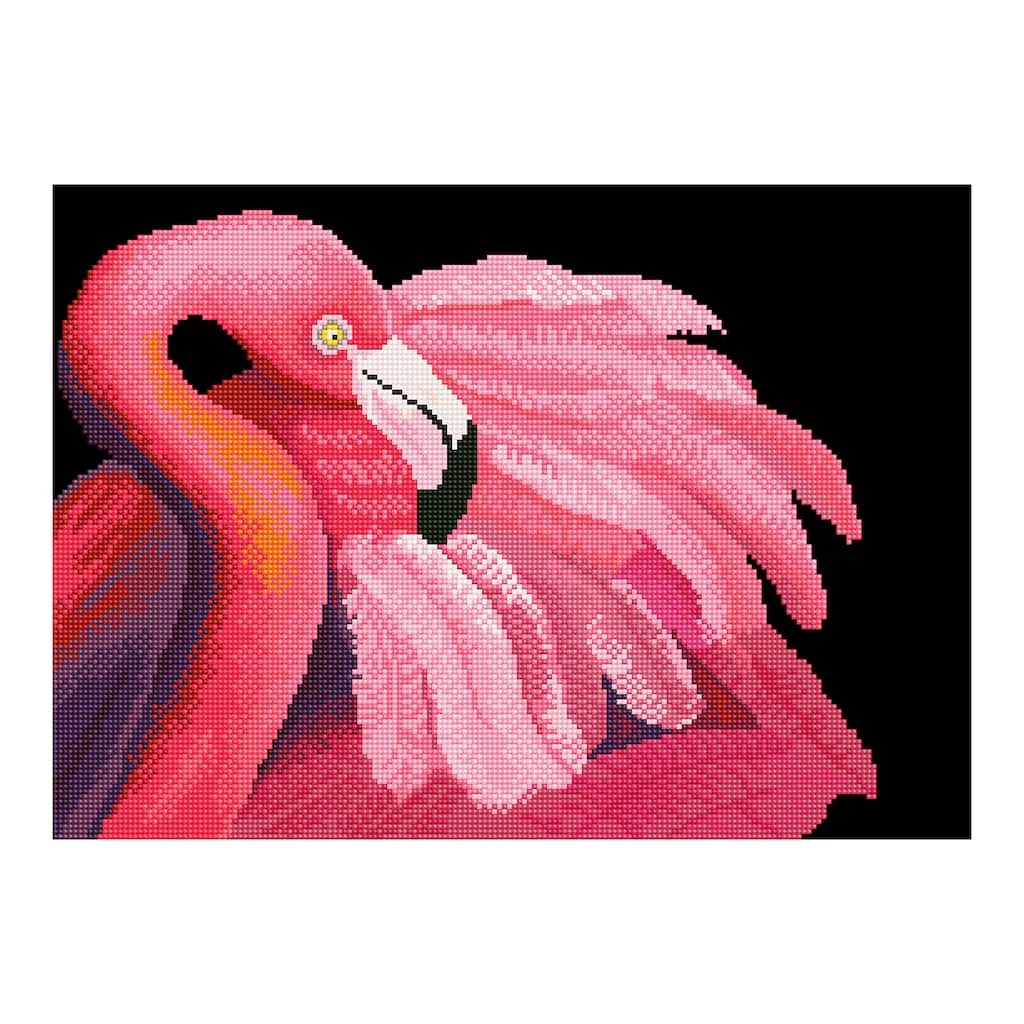 Budget 🤩 Diamond Dotz® Flamingo Facet Art Kit ❤️ 1 Budget 🤩 Diamond Dotz® Flamingo Facet Art Kit ❤️