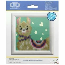Budget ๐ Diamond Dotz® Facet Art Kit with Frame, Llama Heart ๐