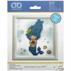 Brand new ๐ฏ Diamond Dotz® Facet Art Kit with Frame, Sea Star ๐