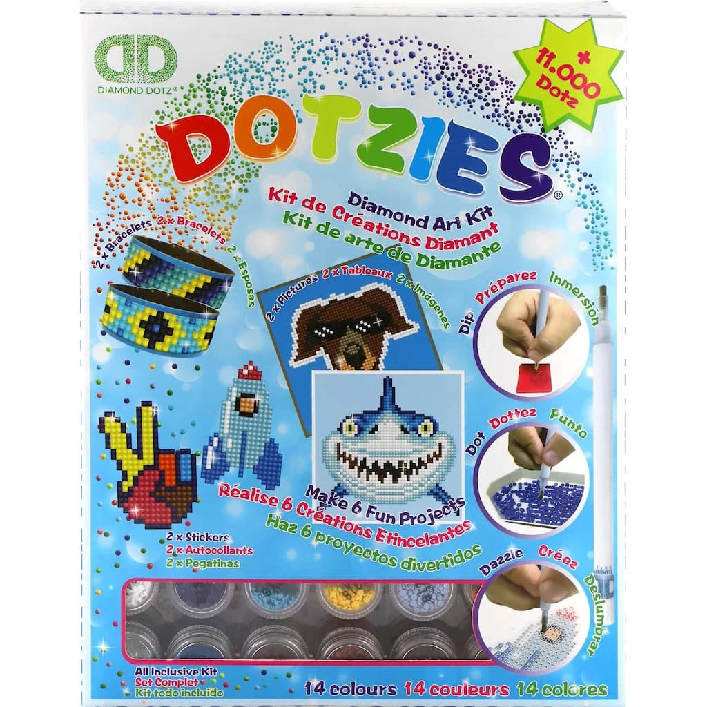 Outlet ๐งจ Diamond Dotz® Dotzies® Variety Blue Diamond Art Kit ๐คฉ 1 Outlet ๐งจ Diamond Dotz® Dotzies® Variety Blue Diamond Art Kit ๐คฉ