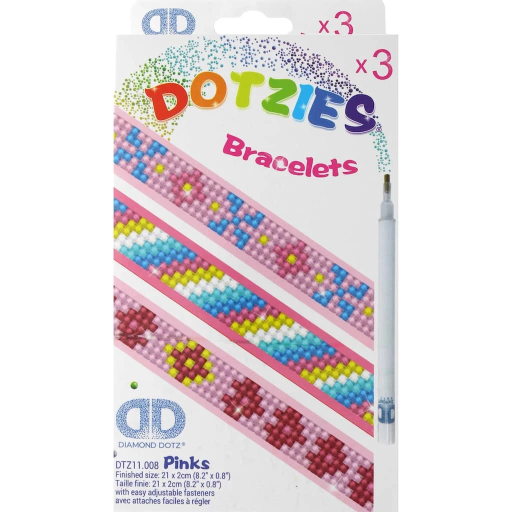 Promo 🌟 Diamond Dotz® Dotzies® Bracelets Pinks Kit 😉 1 Promo 🌟 Diamond Dotz® Dotzies® Bracelets Pinks Kit 😉