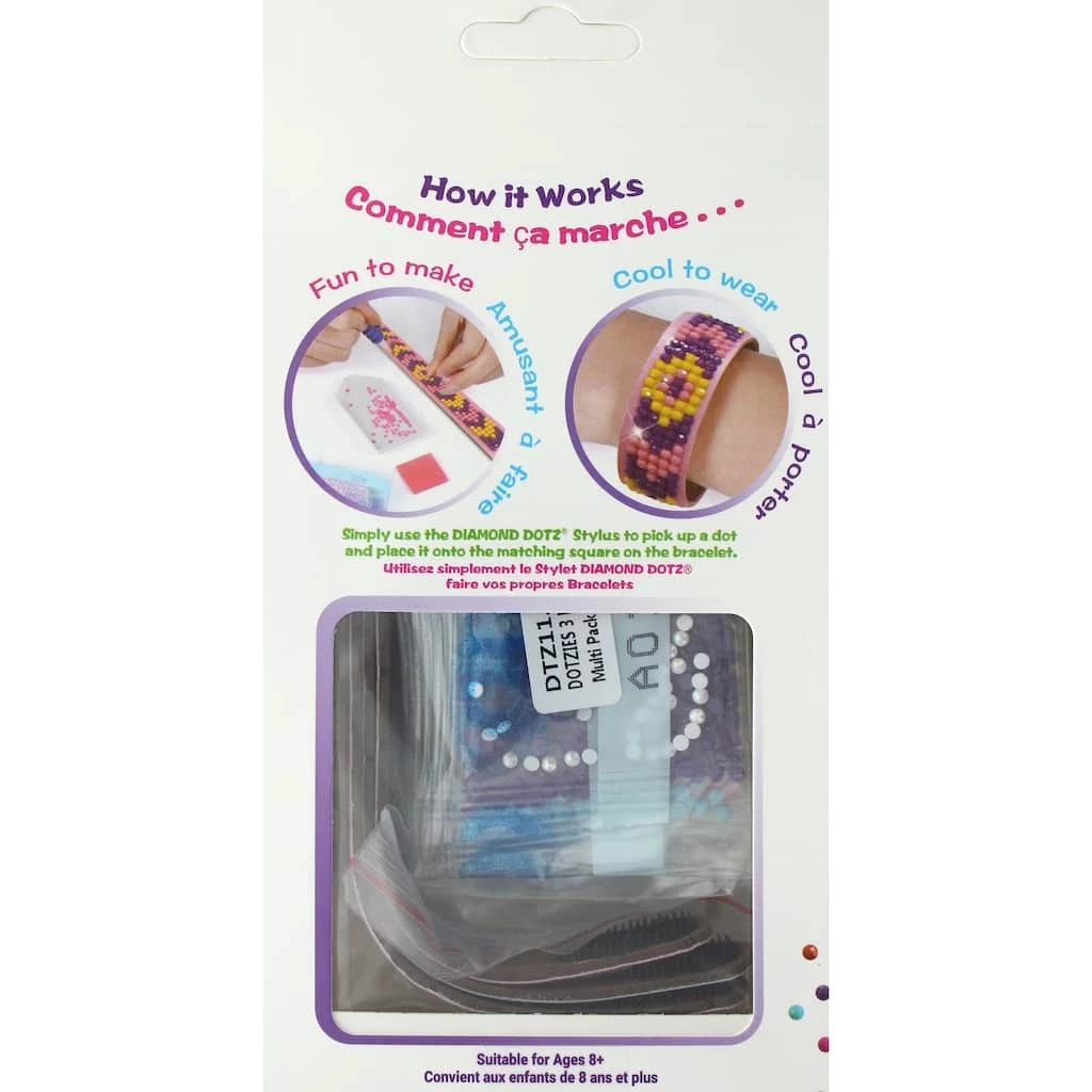 Wholesale ❤️ Diamond Dotz® Dotzies® Bracelets Mauves Kit ✔️ 2 Wholesale ❤️ Diamond Dotz® Dotzies® Bracelets Mauves Kit ✔️ - Image 2
