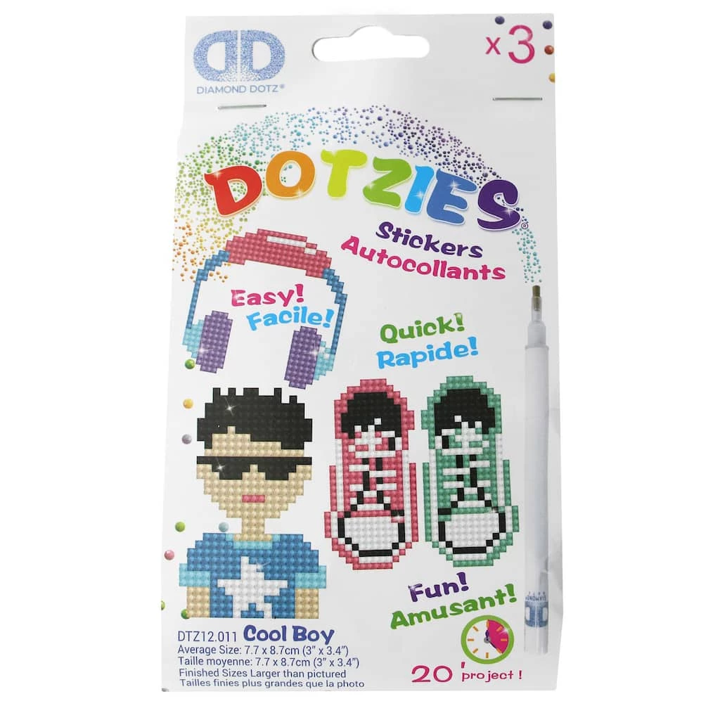 Hot Sale ๐งจ Diamond Dotz® Dotzies® Stickers Cool Boy Kit ๐คฉ 1 Hot Sale ๐งจ Diamond Dotz® Dotzies® Stickers Cool Boy Kit ๐คฉ