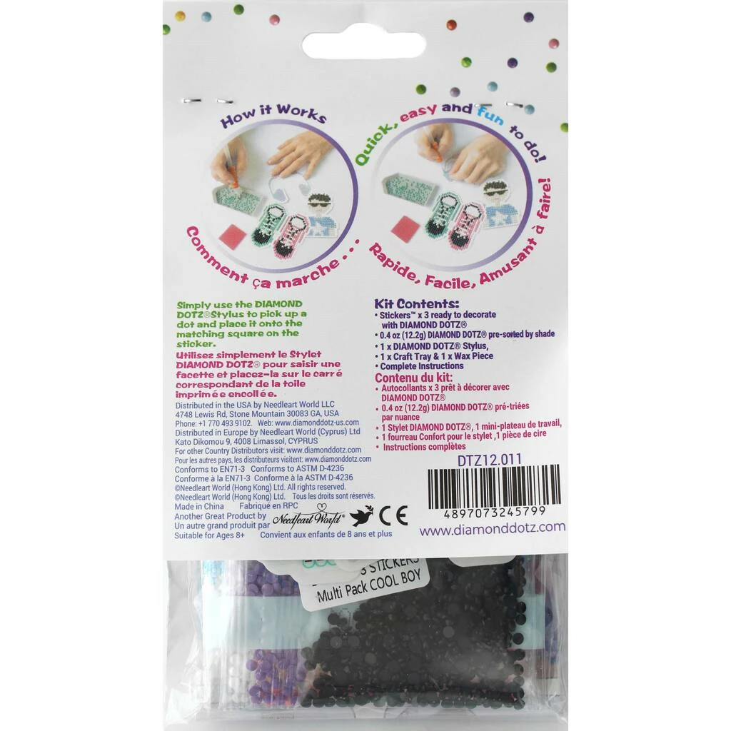 Hot Sale ๐งจ Diamond Dotz® Dotzies® Stickers Cool Boy Kit ๐คฉ 2 Hot Sale ๐งจ Diamond Dotz® Dotzies® Stickers Cool Boy Kit ๐คฉ - Image 2