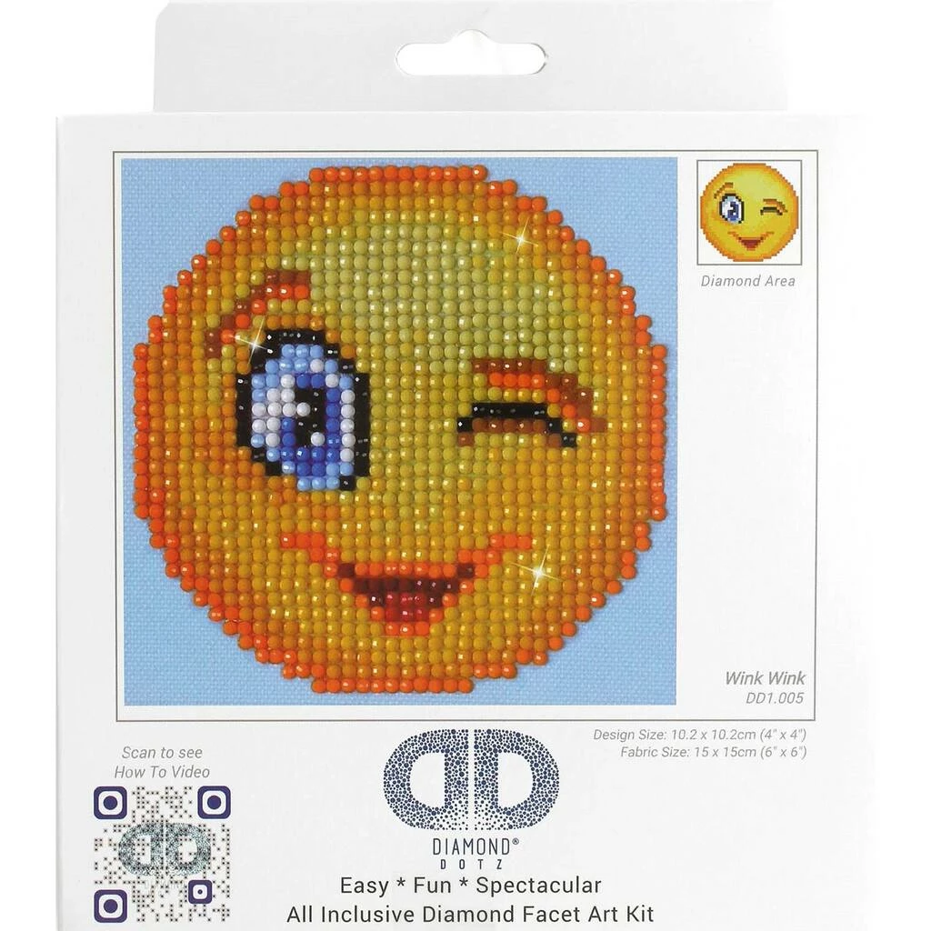 Promo 🔥 Diamond Dotz® Wink Wink Beginner Facet Art Kit 🔥 2 Promo 🔥 Diamond Dotz® Wink Wink Beginner Facet Art Kit 🔥 - Image 2