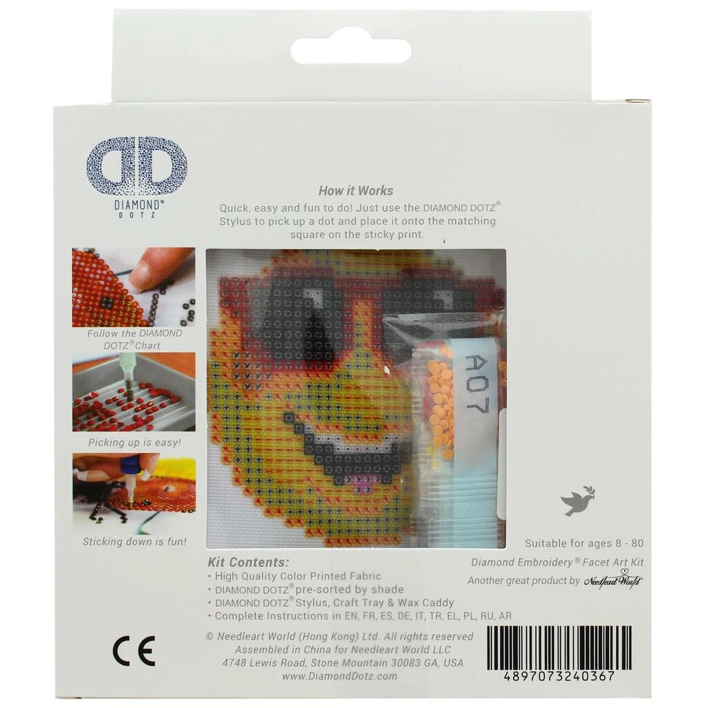 Outlet ๐ Diamond Dotz® Smiling Face Beginner Facet Art Kit ๐ 2 Outlet ๐ Diamond Dotz® Smiling Face Beginner Facet Art Kit ๐ - Image 2