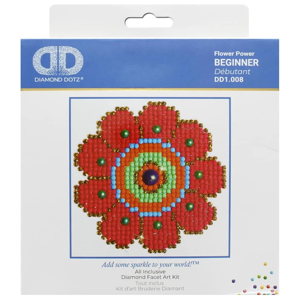Top 10 🤩 Diamond Dotz® Flower Power Beginner Facet Art Kit ❤️ 2 Top 10 🤩 Diamond Dotz® Flower Power Beginner Facet Art Kit ❤️ - Image 2