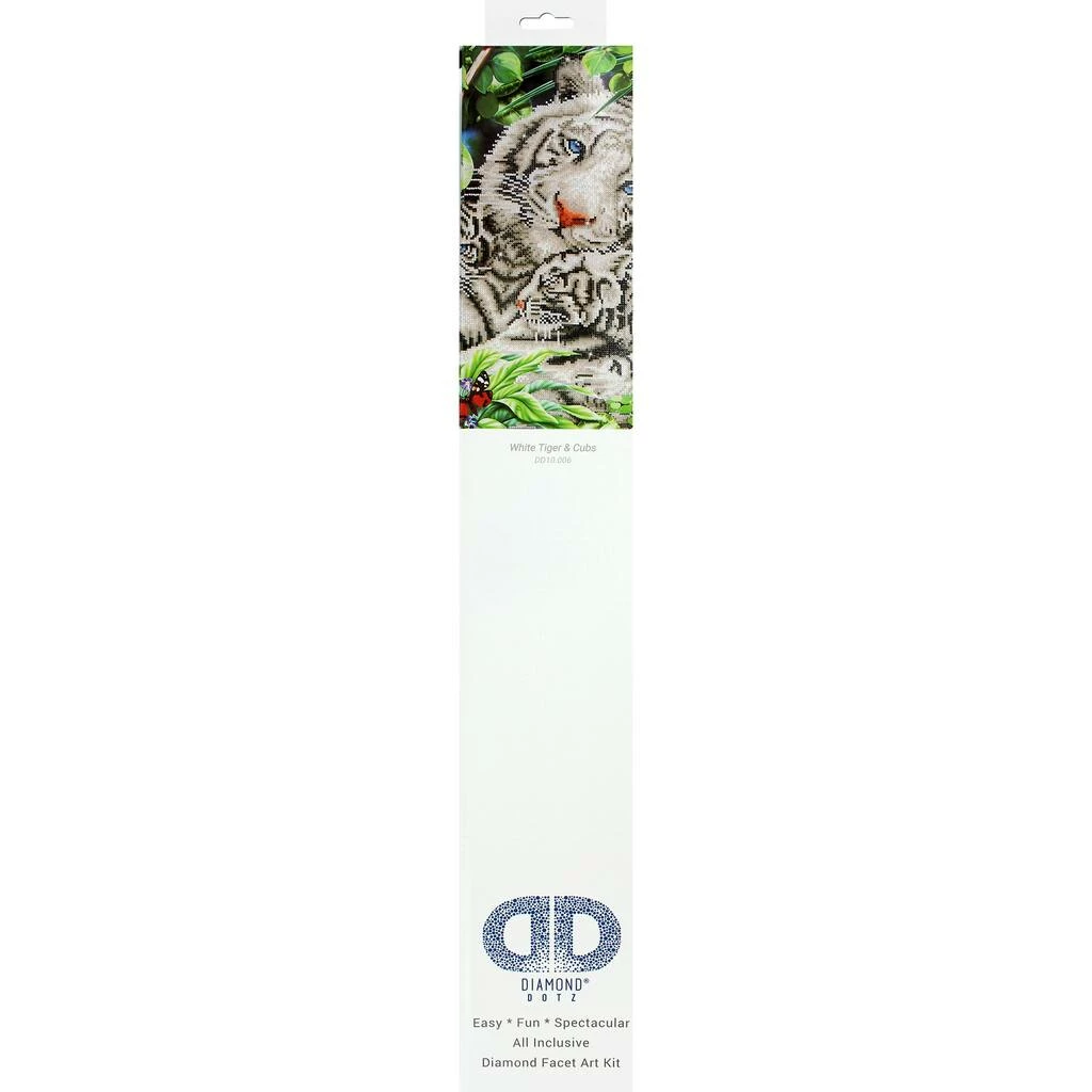 Best Sale โญ Diamond Dotz® White Tiger & Cubs Intermediate Kit ๐ 2 Best Sale โญ Diamond Dotz® White Tiger & Cubs Intermediate Kit ๐ - Image 2