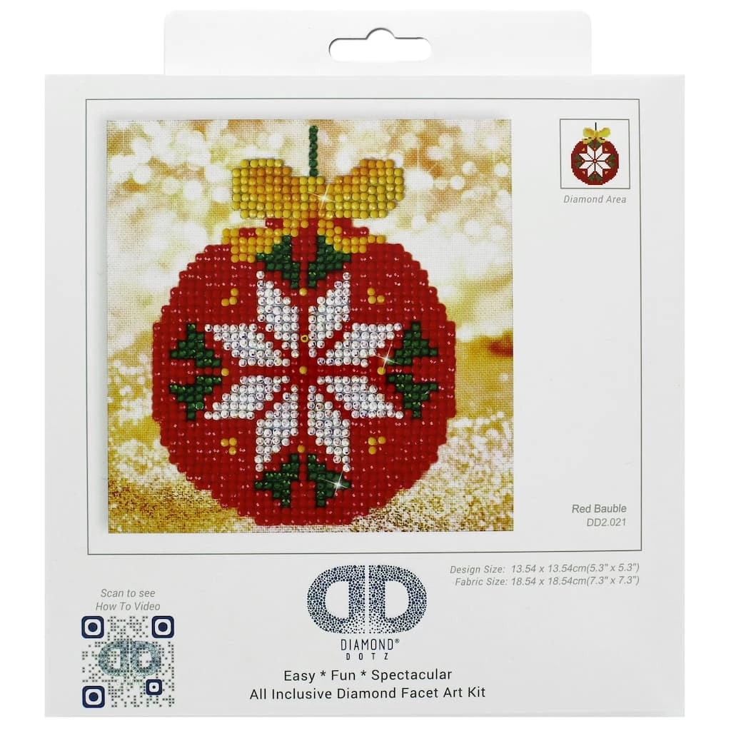 Flash Sale ๐ฅ Diamond Dotz® Bauble Red Mini Facet Art Kit โจ 2 Flash Sale ๐ฅ Diamond Dotz® Bauble Red Mini Facet Art Kit โจ - Image 2