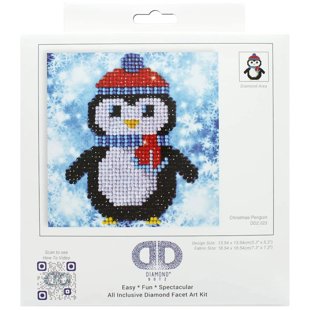 Wholesale ๐ฅ Diamond Dotz® ๐ Christmas Penguin Mini Facet Art Kit ๐ 2 Wholesale ๐ฅ Diamond Dotz® ๐ Christmas Penguin Mini Facet Art Kit ๐ - Image 2