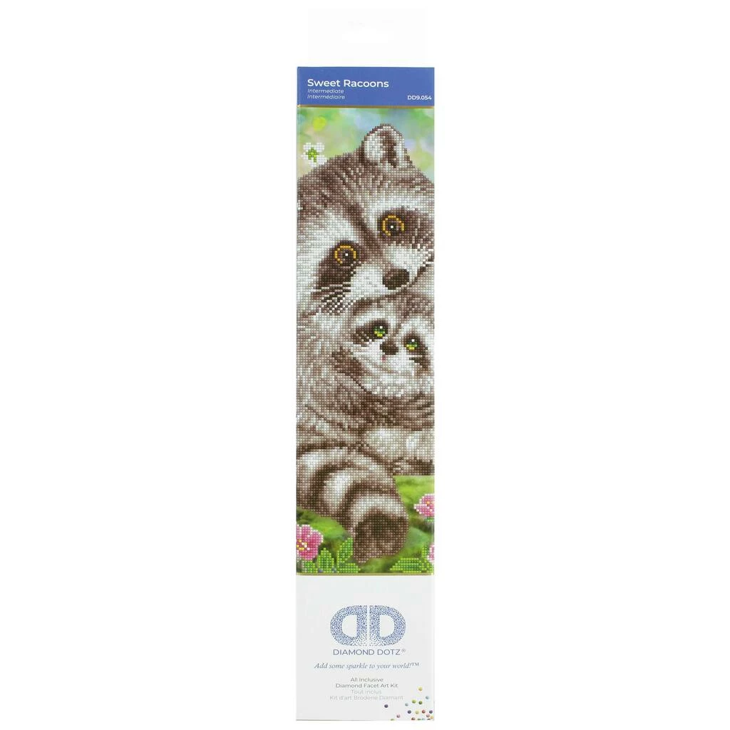 Cheap ⭐ Diamond Dotz® Sweet Racoons Intermediate Kit 🎁 2 Cheap ⭐ Diamond Dotz® Sweet Racoons Intermediate Kit 🎁 - Image 2