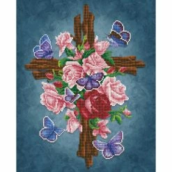 Flash Sale ๐ฅ Diamond Dotz® Flower Cross Intermediate Facet Art Kit ๐