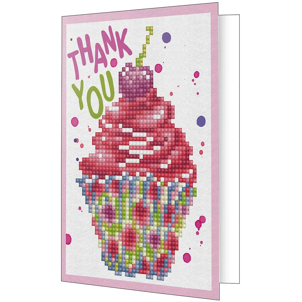 Promo ๐ Diamond Dotz® Cupcake Thank You Facet Art Card Kit โค๏ธ 2 Promo ๐ Diamond Dotz® Cupcake Thank You Facet Art Card Kit โค๏ธ - Image 2