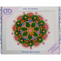 Cheap 😀 Diamond Dotz® Flower Mandala Beginner Facet Art Kit ⌛