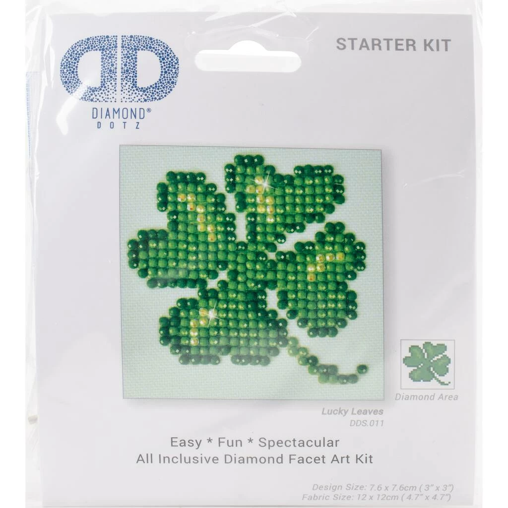 Outlet 🔔 Diamond Dotz® Lucky Leaves Starter Facet Art Kit 👍 2 Outlet 🔔 Diamond Dotz® Lucky Leaves Starter Facet Art Kit 👍 - Image 2