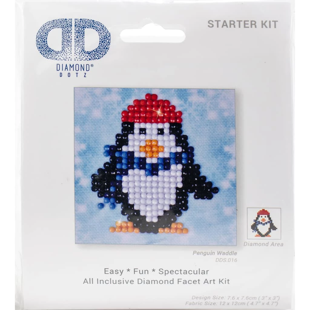 Discount ๐ Diamond Dotz® Penguin Waddle Diamond Embroidery Facet Art Kit โค๏ธ 2 Discount ๐ Diamond Dotz® Penguin Waddle Diamond Embroidery Facet Art Kit โค๏ธ - Image 2