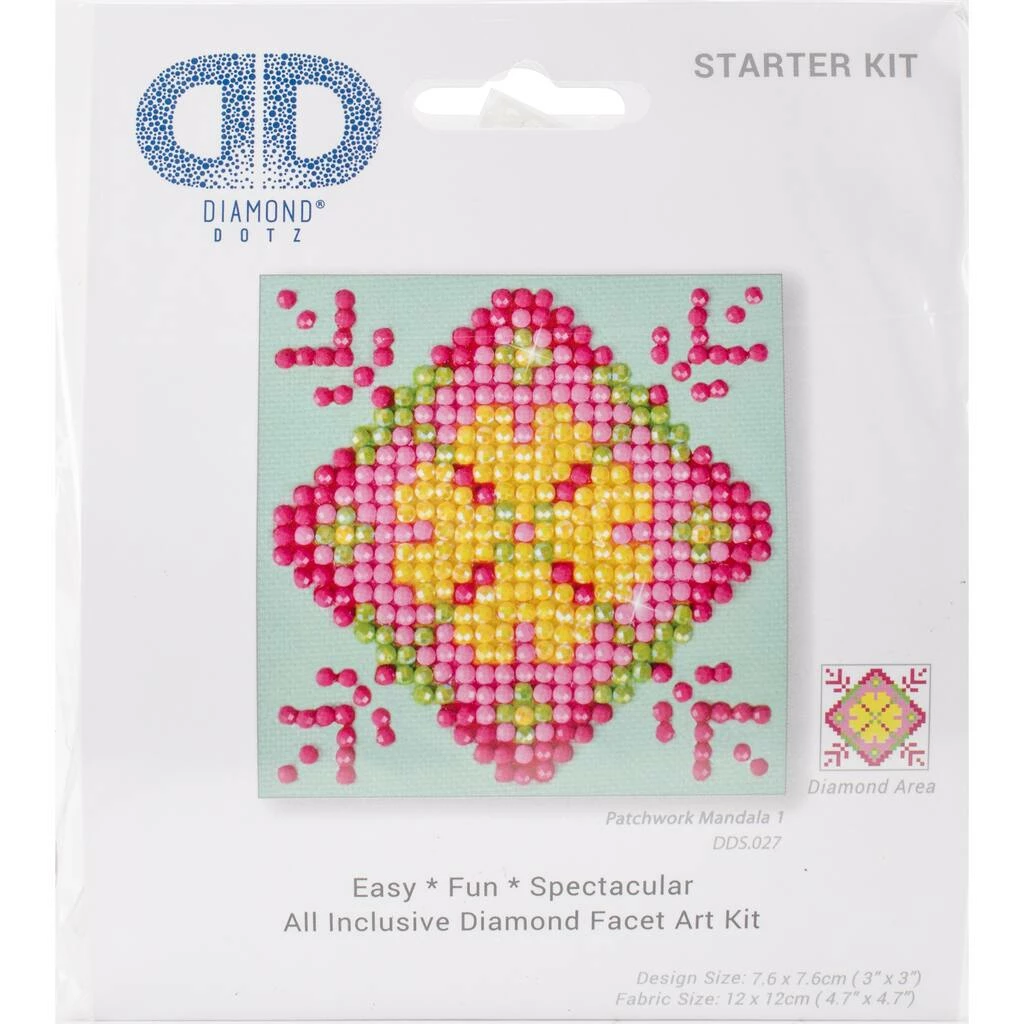 Outlet ๐ฅ Diamond Dotz® Patchwork Mandala No.1 Beginner Facet Art Kit โจ 2 Outlet ๐ฅ Diamond Dotz® Patchwork Mandala No.1 Beginner Facet Art Kit โจ - Image 2