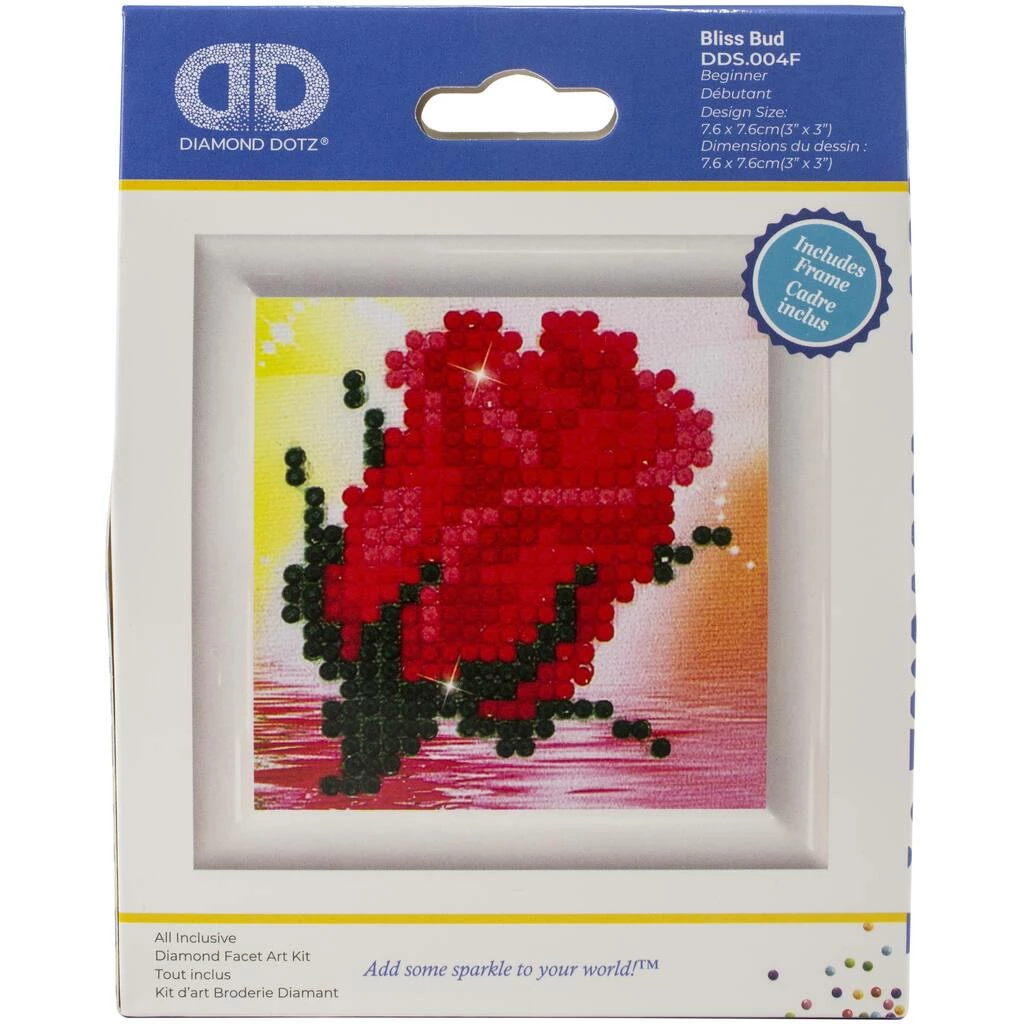 Budget 🤩 Diamond Dotz® Bliss Bud W/Frame Starter Facet Art Kit 🔥 2 Budget 🤩 Diamond Dotz® Bliss Bud W/Frame Starter Facet Art Kit 🔥 - Image 2
