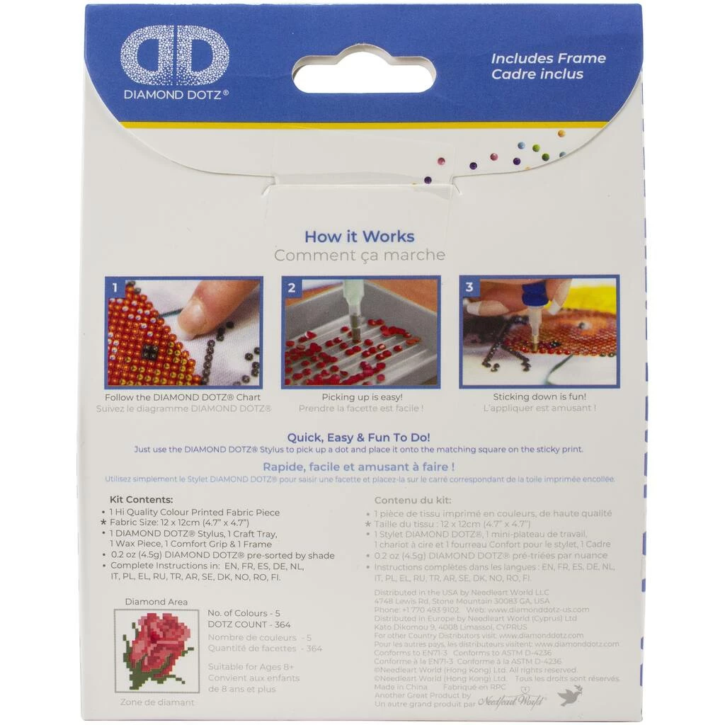 Budget 🤩 Diamond Dotz® Bliss Bud W/Frame Starter Facet Art Kit 🔥 3 Budget 🤩 Diamond Dotz® Bliss Bud W/Frame Starter Facet Art Kit 🔥 - Image 3