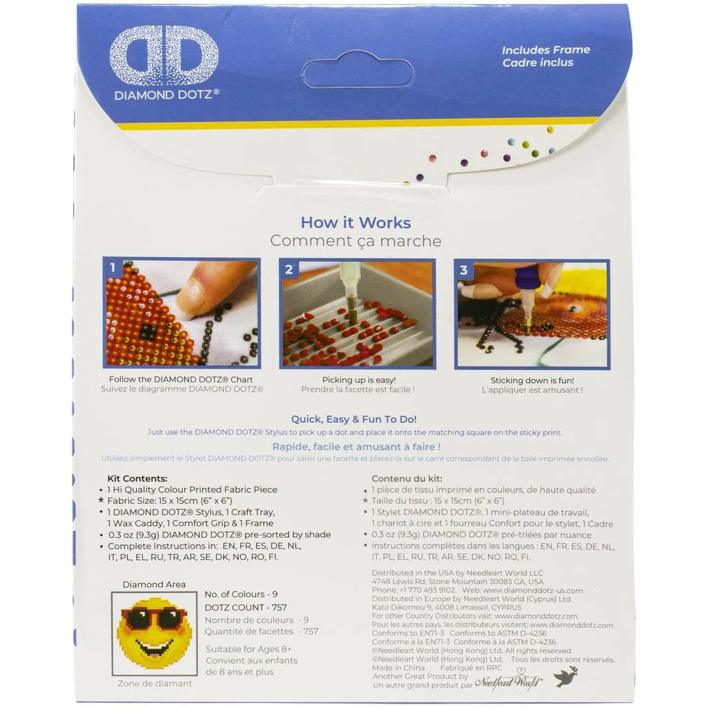 Best reviews of ๐ Diamond Dotz® Smiling Face Diamond Embroidery Facet Art Kit ๐งจ 3 Best reviews of ๐ Diamond Dotz® Smiling Face Diamond Embroidery Facet Art Kit ๐งจ - Image 3