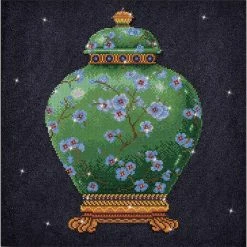 Outlet ❤️ Diamond Dotz® Green Vase Advanced Kit 😀