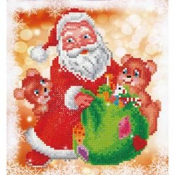 Outlet 🧨 Diamond Dotz® Santa & Teddies Beginner Facet Art Kit ⌛
