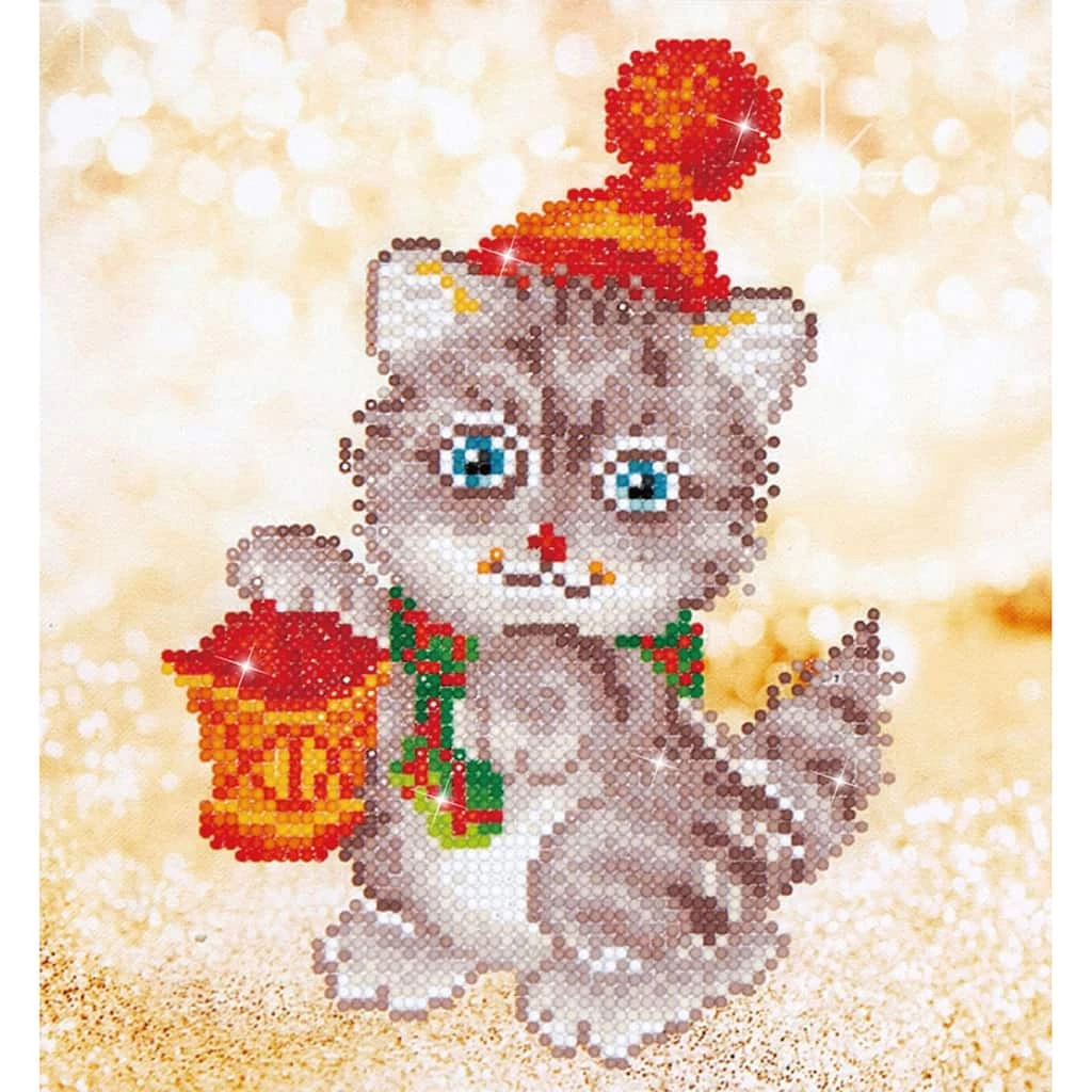 Coupon โค๏ธ Diamond Dotz® ๐ Christmas Kitten Glow Beginner Facet Art Kit ๐ 1 Coupon โค๏ธ Diamond Dotz® ๐ Christmas Kitten Glow Beginner Facet Art Kit ๐