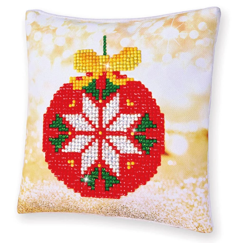 Budget ✔️ Diamond Dotz® Red Bauble Pillow Beginner Facet Art Kit ⭐ 1 Budget ✔️ Diamond Dotz® Red Bauble Pillow Beginner Facet Art Kit ⭐