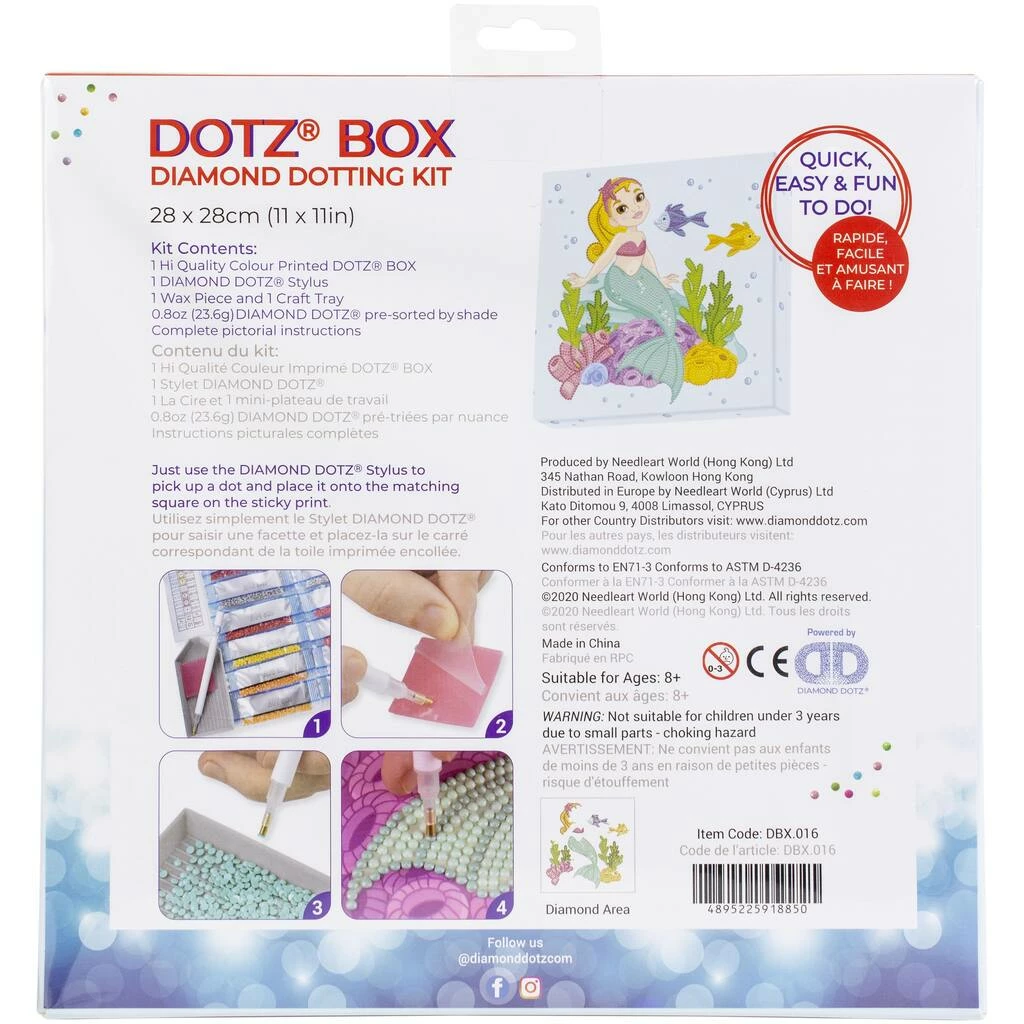 Deals ๐ฏ Diamond Dotz® Little Mermaid Diamond Art Box Kit ๐ฅ 3 Deals ๐ฏ Diamond Dotz® Little Mermaid Diamond Art Box Kit ๐ฅ - Image 3