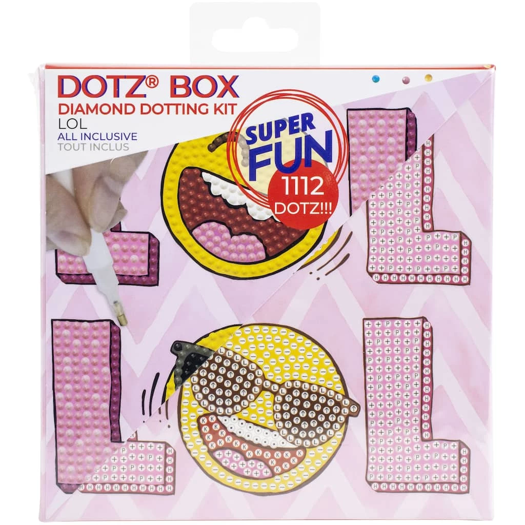 New 🔔 Diamond Dotz® LOL Diamond Art Box Kit 🔔 2 New 🔔 Diamond Dotz® LOL Diamond Art Box Kit 🔔 - Image 2