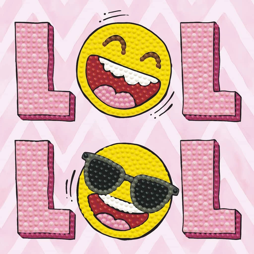 New 🔔 Diamond Dotz® LOL Diamond Art Box Kit 🔔 1 New 🔔 Diamond Dotz® LOL Diamond Art Box Kit 🔔