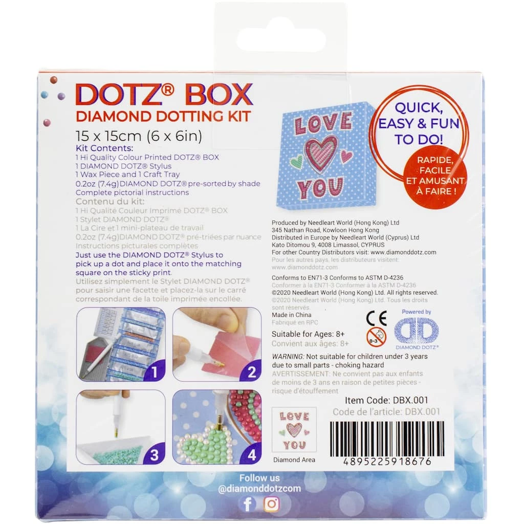 Best Sale ๐ Diamond Dotz® LOVE YOU Diamond Art Box Kit โ 3 Best Sale ๐ Diamond Dotz® LOVE YOU Diamond Art Box Kit โ - Image 3