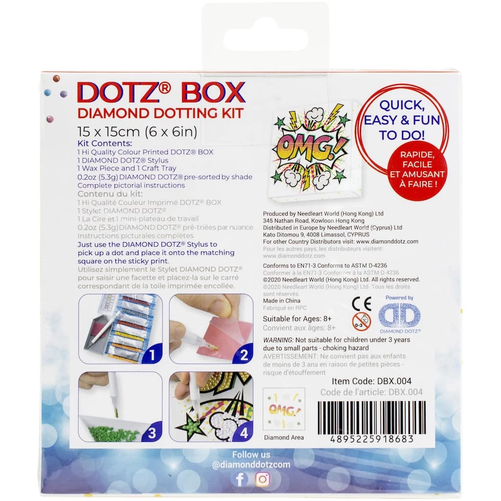 New ๐ฏ Diamond Dotz® OMG! Diamond Art Box Kit ๐ 3 New ๐ฏ Diamond Dotz® OMG! Diamond Art Box Kit ๐ - Image 3