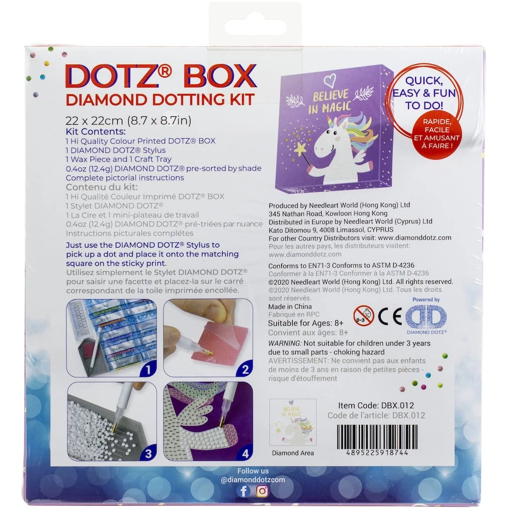 Hot Sale ๐ Diamond Dotz® Believe In Magic Diamond Art Box Kit ๐งจ 3 Hot Sale ๐ Diamond Dotz® Believe In Magic Diamond Art Box Kit ๐งจ - Image 3