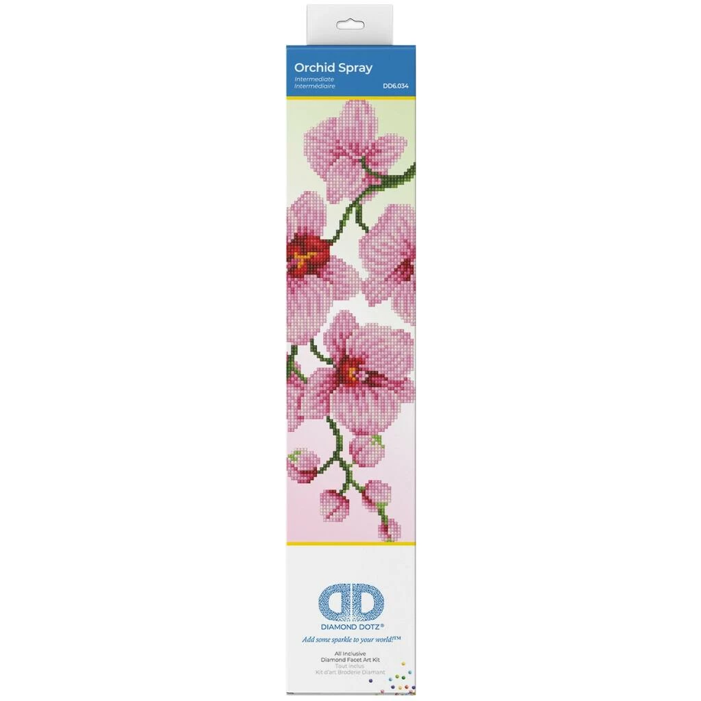Outlet ✨ Diamond Dotz® Orchid Spray Intermediate Facet Art Kit ❤️ 2 Outlet ✨ Diamond Dotz® Orchid Spray Intermediate Facet Art Kit ❤️ - Image 2