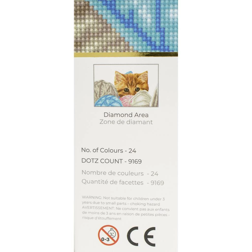 Discount ✔️ Diamond Dotz® Kitty Hiding Intermediate Facet Art Kit ✔️ 3 Discount ✔️ Diamond Dotz® Kitty Hiding Intermediate Facet Art Kit ✔️ - Image 3