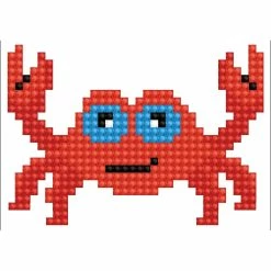 Hot Sale 🧨 Diamond Dotz® Crab Diamond Art Kit with Frame 🛒