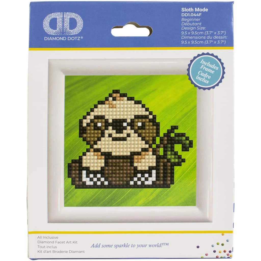 Budget ๐ฅฐ Diamond Dotz® Sloth Mode Diamond Art Kit with Frame ๐ฅ 2 Budget ๐ฅฐ Diamond Dotz® Sloth Mode Diamond Art Kit with Frame ๐ฅ - Image 2