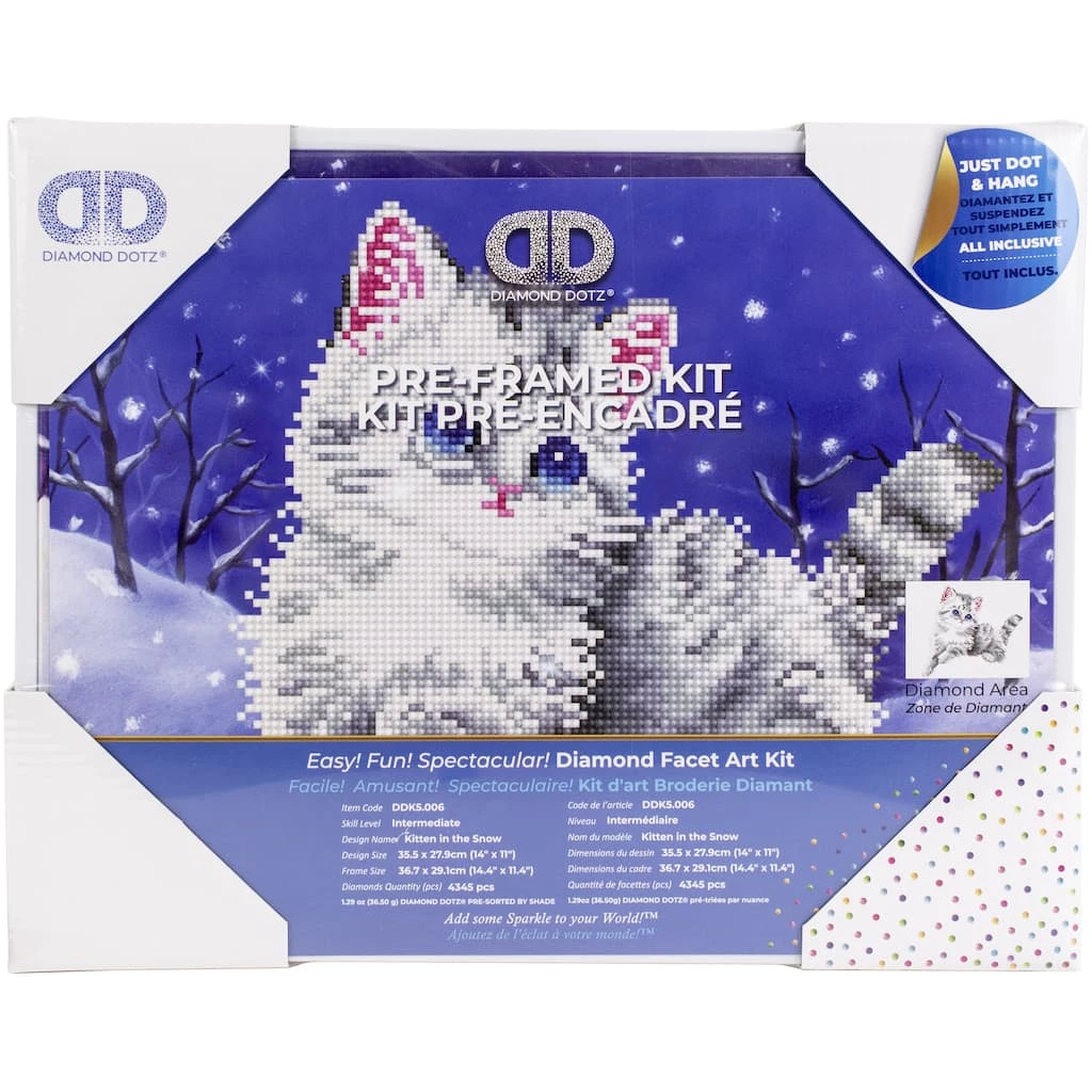 Best reviews of ๐ Diamond Dotz® Kitten in the Snow Pre-Framed Diamond Art Kit ๐ 2 Best reviews of ๐ Diamond Dotz® Kitten in the Snow Pre-Framed Diamond Art Kit ๐ - Image 2