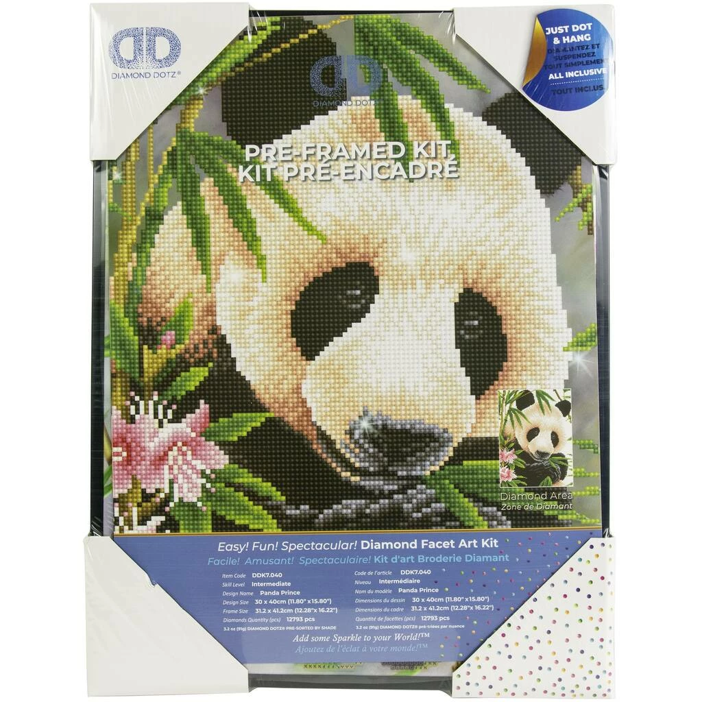 Coupon โ๏ธ Diamond Dotz® Panda Prince Pre-Framed Diamond Art Kit ๐ 2 Coupon โ๏ธ Diamond Dotz® Panda Prince Pre-Framed Diamond Art Kit ๐ - Image 2