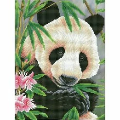 Coupon ✔️ Diamond Dotz® Panda Prince Pre-Framed Diamond Art Kit 😀