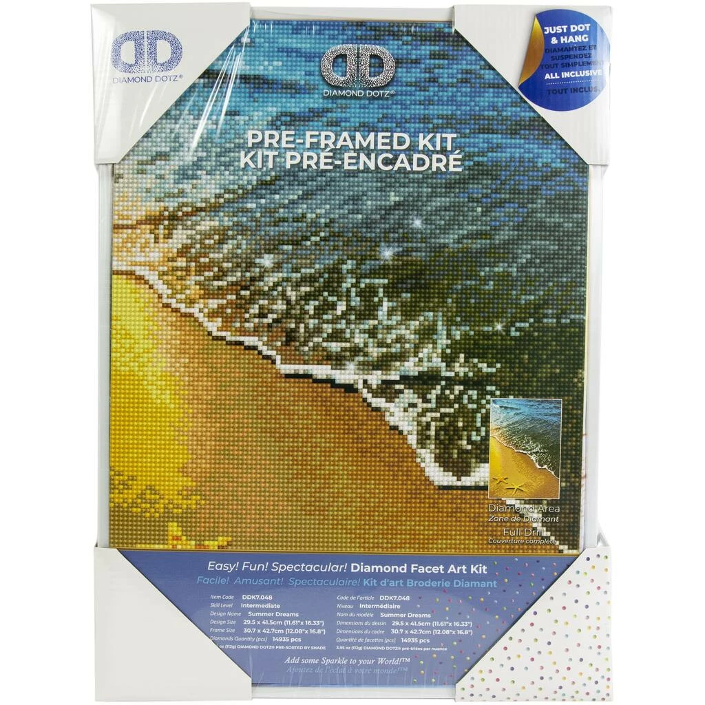 Best Sale โจ Diamond Dotz® ๐ Summer Dreams Pre-Framed Diamond Art Kit ๐ 2 Best Sale โจ Diamond Dotz® ๐ Summer Dreams Pre-Framed Diamond Art Kit ๐ - Image 2