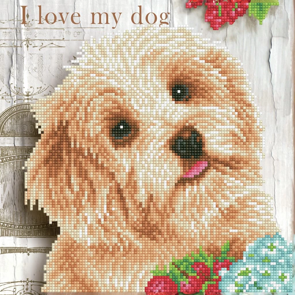 Hot Sale โค๏ธ Diamond Dotz® I Love My ๐ Dog Pre-Framed Diamond Art Kit โค๏ธ 1 Hot Sale โค๏ธ Diamond Dotz® I Love My ๐ Dog Pre-Framed Diamond Art Kit โค๏ธ