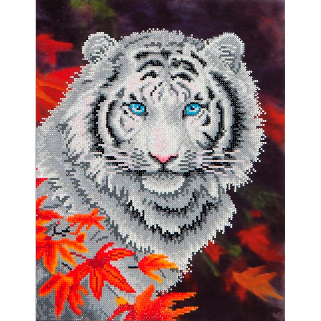 Best Sale ๐ Diamond Dotz® White Tiger In Autumn Pre-Framed Diamond Art Kit ๐ 1 Best Sale ๐ Diamond Dotz® White Tiger In Autumn Pre-Framed Diamond Art Kit ๐