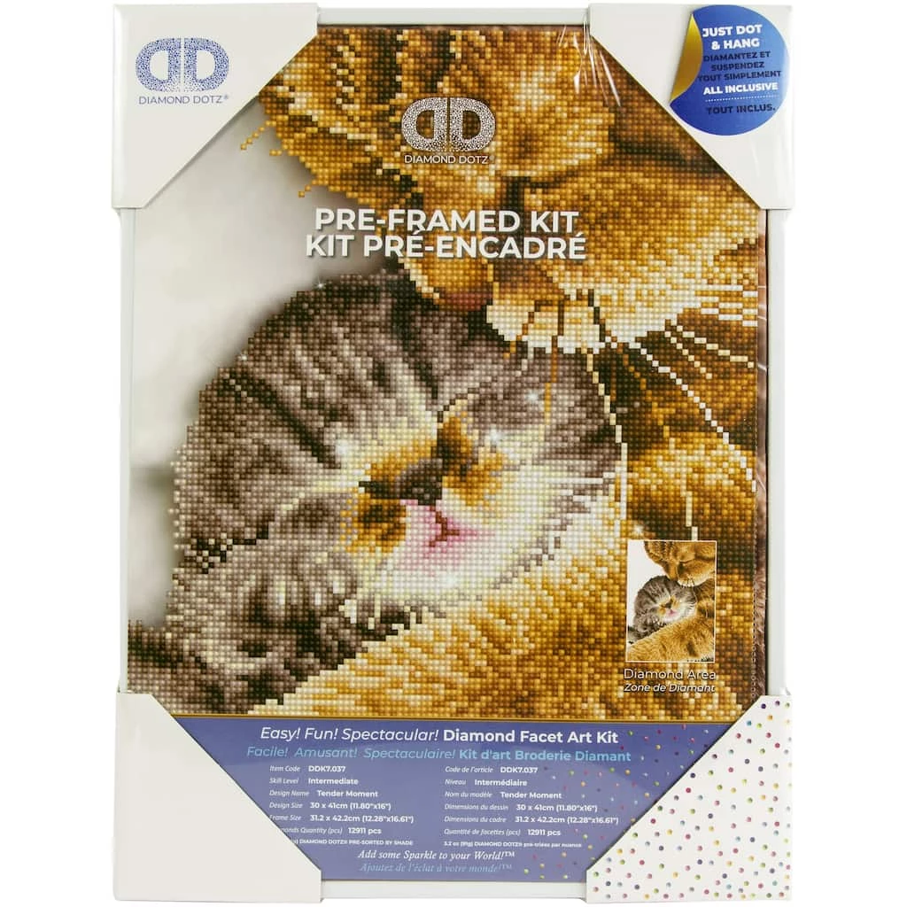 Outlet 😀 Diamond Dotz® Tender Moment Pre-Framed Diamond Art Kit 🤩 1 Outlet 😀 Diamond Dotz® Tender Moment Pre-Framed Diamond Art Kit 🤩