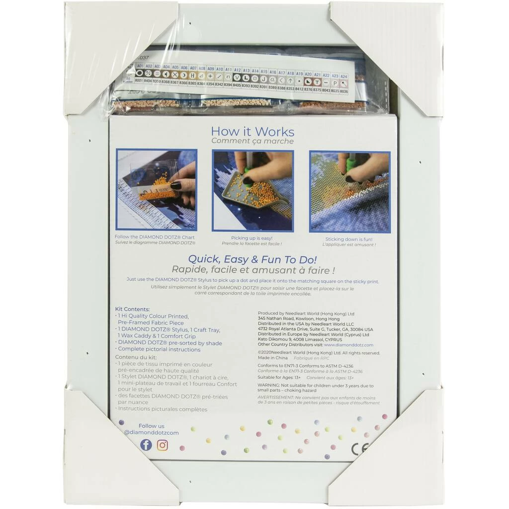 Outlet 😀 Diamond Dotz® Tender Moment Pre-Framed Diamond Art Kit 🤩 2 Outlet 😀 Diamond Dotz® Tender Moment Pre-Framed Diamond Art Kit 🤩 - Image 2